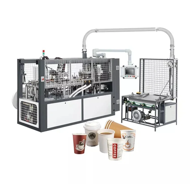 Fully Automatic Hot Drink Handle Paper Cup Making Machine High Speed Hot Cold Drink Paper Cup Making Machine Factory Price