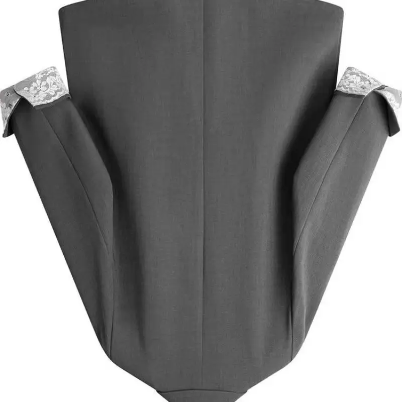 

Модный высококачественный пиджак, женский новый осенний кружевной пиджак с манжетами и длинными рукавами, повседневный универсальный женский костюм, верхняя одежда, топы