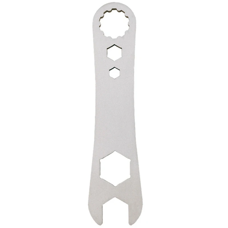 Spare Parts Repair Wrench Road Bike Bike Pro Pedal Wrench Repair Tool Stainless Steel For Shimano 10 Teeth Silver