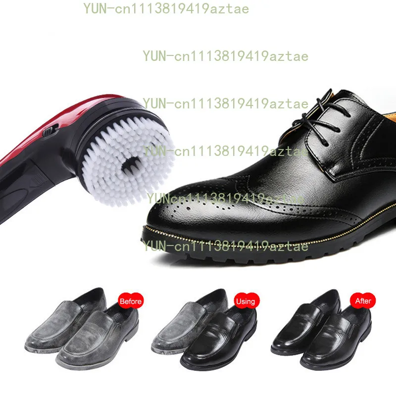 Portable Handheld Automatic Electric Shoe Brush Shine Polisher Battery Charging 2 Ways Power Supply Electric Shoe Polisher