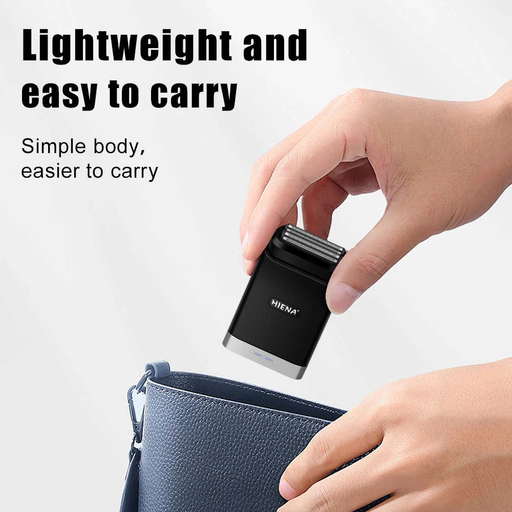 전기 면도기 수염 면도기 오리지널 미니 면도기 남성용 습식-건식 겸용 세척 가능 충전식 무선 면도기