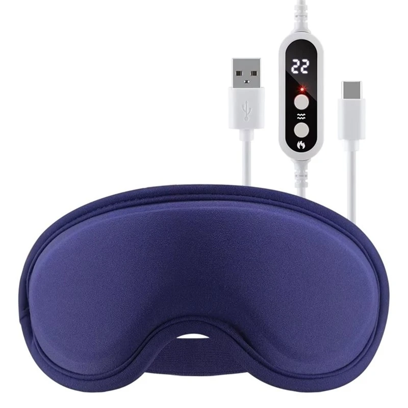 A73U 3D Eye Massager With Timer USB Electric Heating Eye Mask