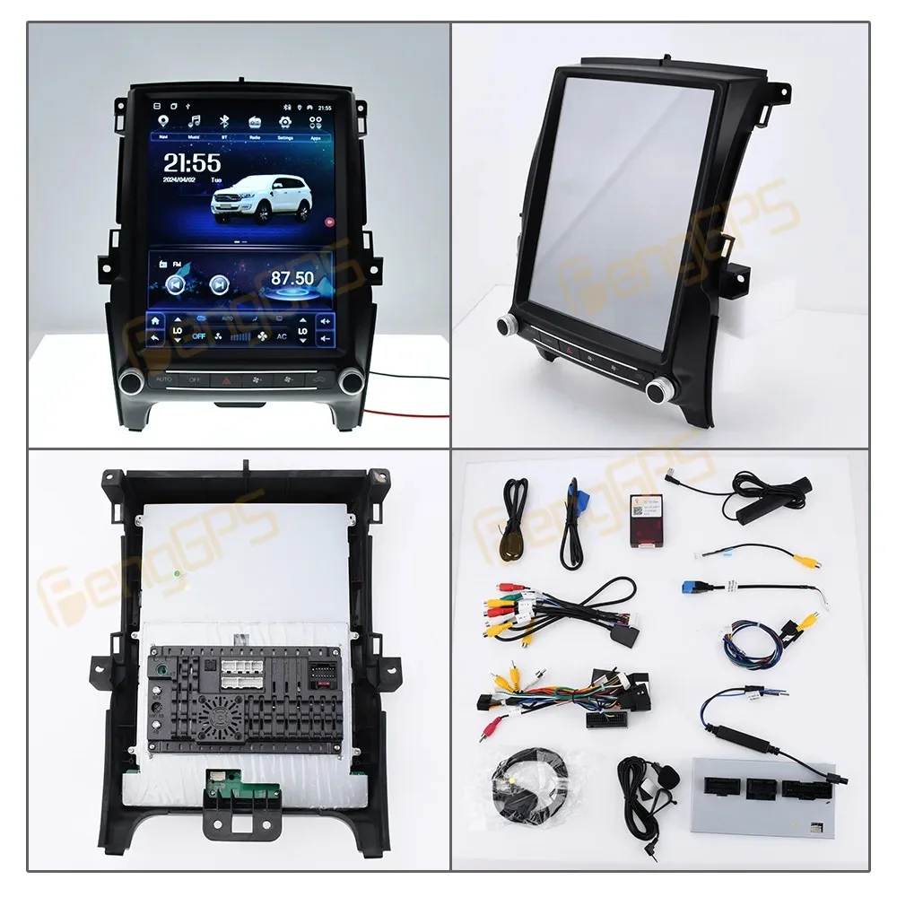 

Для Ford Ranger T6 Everest 2016-2020 автомобильный радиоприемник беспроводной Carplay Android Auto интеллектуальная система мультимедийный плеер стерео GPS