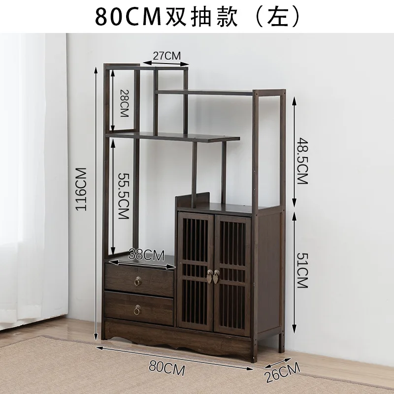 Multi-layer tea cabinet, shelf cabinet, Duobao Pavilion storage storage display cabinet