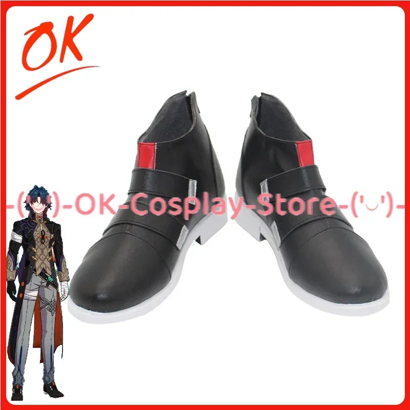 [Customized] Game Honkai Star Rail Blade Cosplay Shoes Anime Roleplay Prop Halloween Carnival Party PU Leather Boots