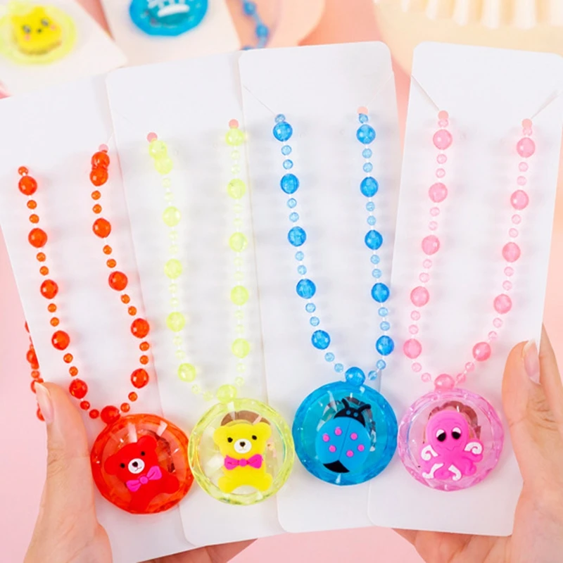 10/20PCS Growing Necklace Pendant Gift Kids Birthday Party Gift Christmas Halloween Party Favor Guests Giveaways Children Pinata
