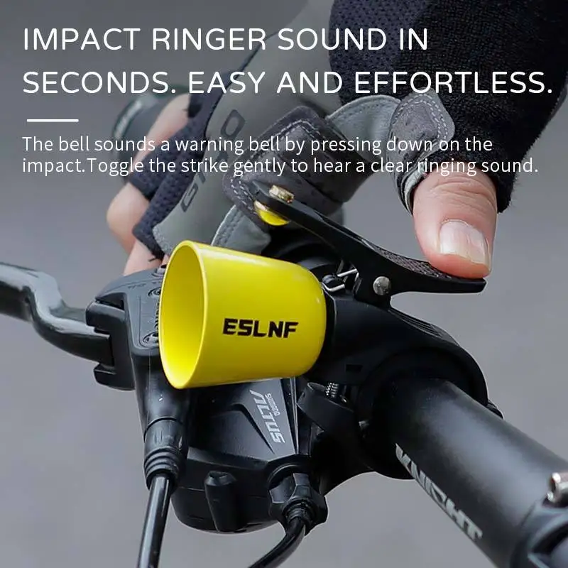 ESLNF Classic Bike Bell Copper Bicycle Bell for Adults Cycling Handlebar Mountain Bike Bicycle Horns Bell - view 2