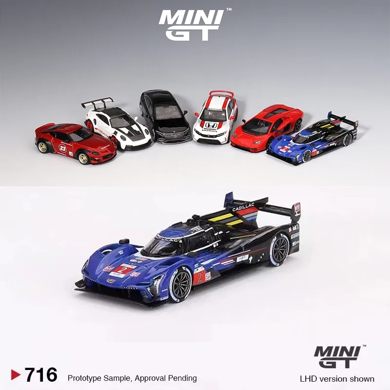 MINIGT 1:64 Model Car C V-Series.R #2 Racing Alloy Die-Cast Sport Vehicle Collection #716