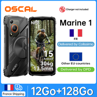 OSCAL Marine 1 [No EU charger] Rugged Smartphone 12GB(4 + 8) +128GB 5100mAh 6.56'' 8MP+16MP Android 15 Mobile Phone