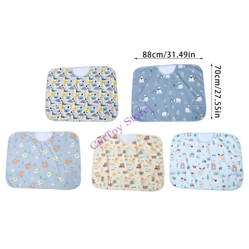 634F Baby Nursing Cover Breastfeeding Cotton Baby Feeding Blanket with Pattern