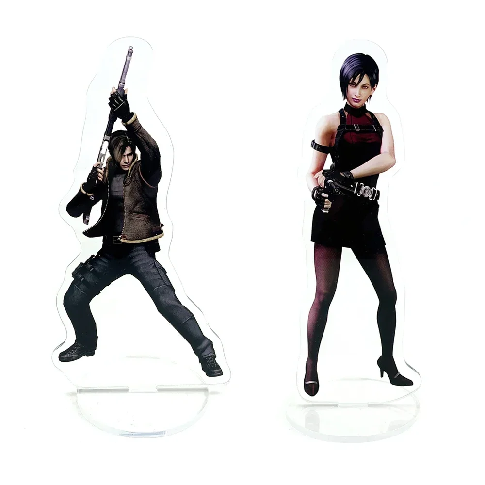 Leon Scott Kennedy Ada Wong A style acrylic standee figurines desk decoration cake topper