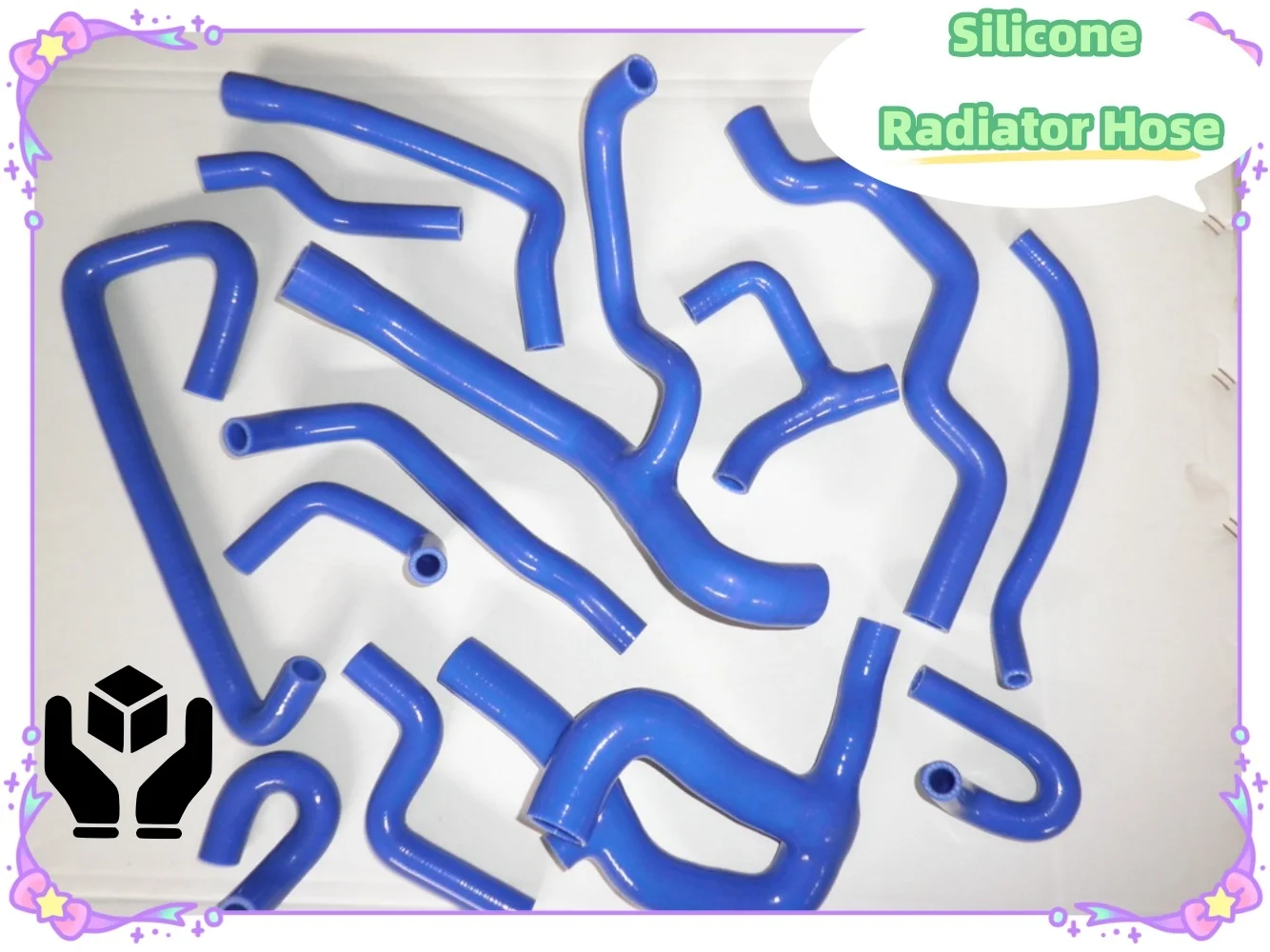 Mangueira de Radiador de Silicone para Renault Clio Williams 19 16S 16V F7P 1.8L 1988-1997