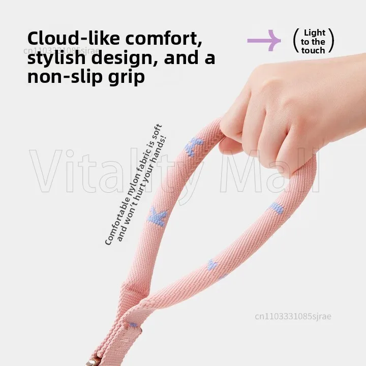 حبل جر للكلاب مقاوم للانفجار حبل P صغير مضاد للكسر تعديل كبير للكلاب سلسلة خاصة للحيوانات الأليفة للخروج للمشي على الكلب