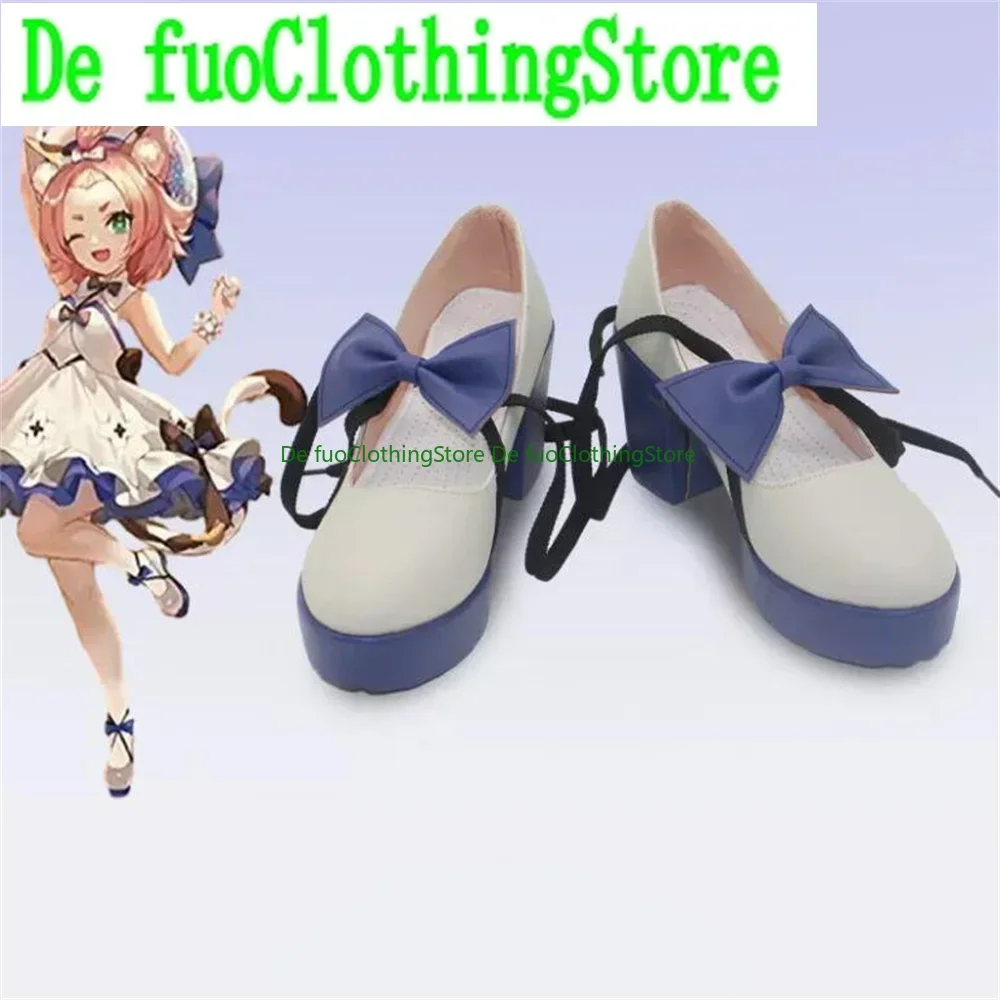 

Diona Genshin Impact Cosplay Shoes Boots Christmas Game Anime Halloween DefuoClothing Shoes Store