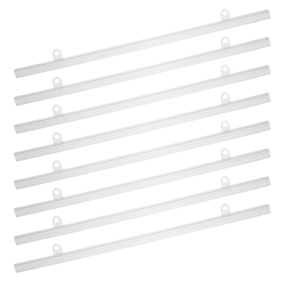 

8pcs PVC Poster Hanging Rods Display Rails for Malls Supermarkets Educational Picture Frame Mount Banner Scroll Hanger