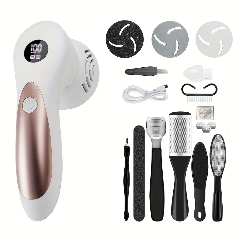 

Rechargeable Foot Callus Remover - Professional Pedicure Tool for Smoother, Softer Feet Foot callus remover Foot scrubber