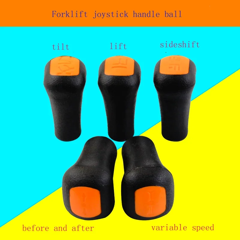 5PCS Forklift Tilt Joystick Handball Forklift Lift/Lift Handle Head Forklift Shift Ball HandleSilk Tooth M10*1.5