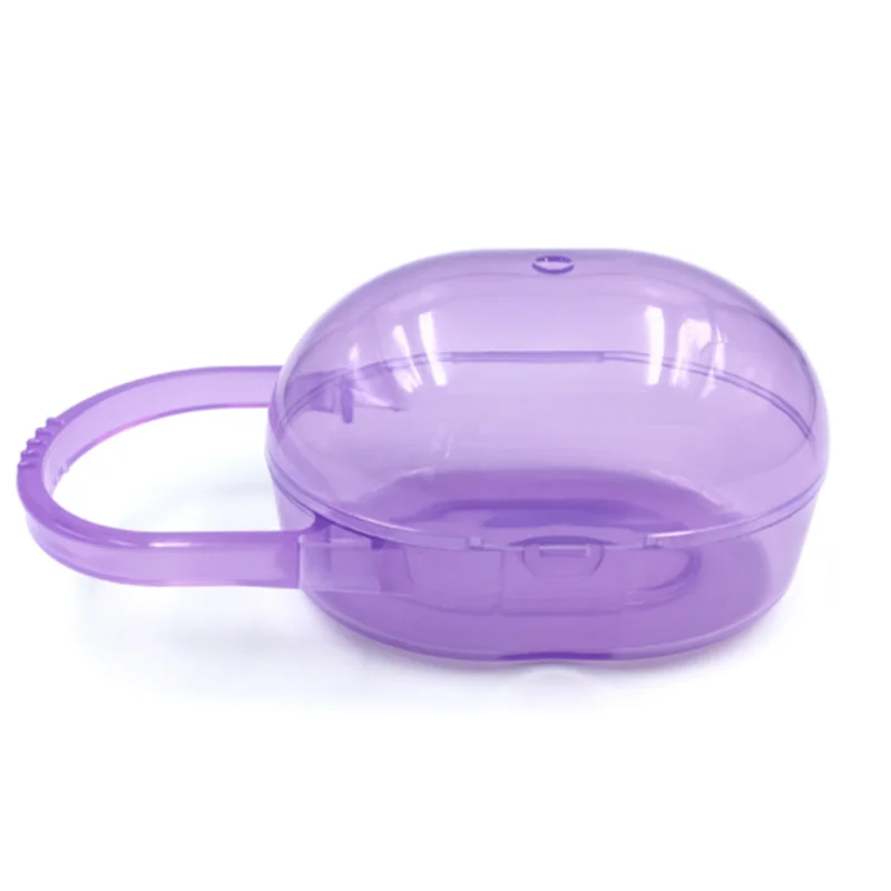 1PC Baby Solid Pacifier Box Soother Container Holder Pacifier Box Travel Storage Case Safe Holder Pacifier PP Plastic Box