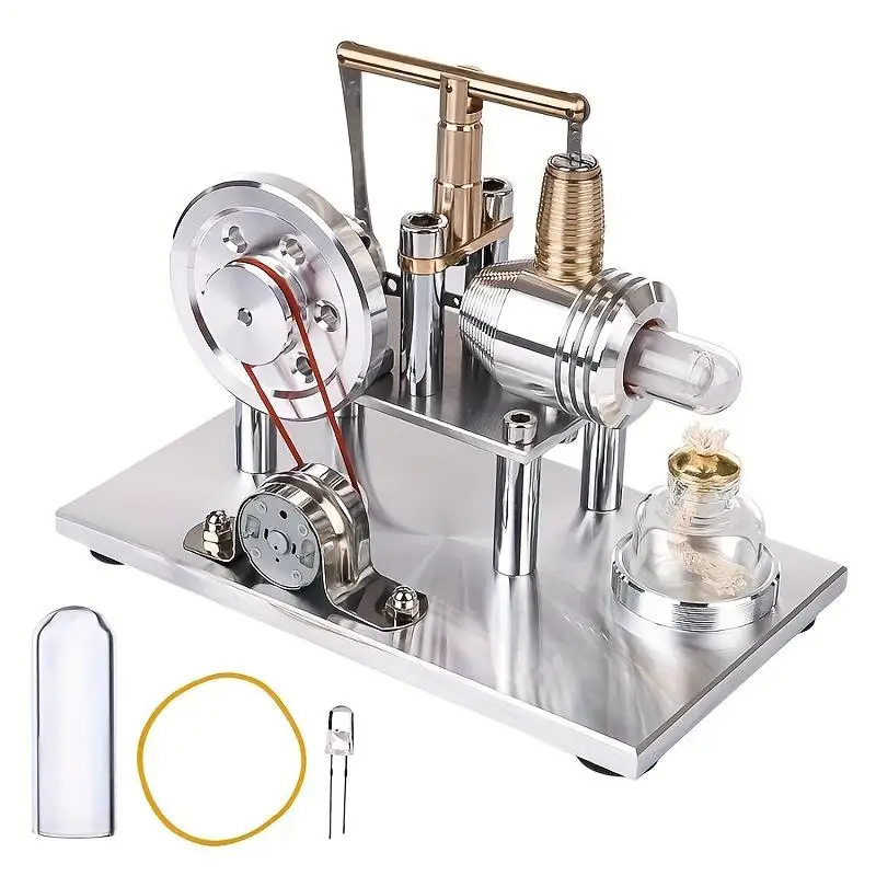 Stirling Engine Education Model DIY Steam STEM Learning Science Gift Decoration Building Kit