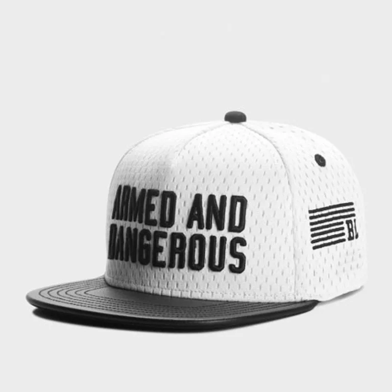 

Summer Breathable Quick-drying Mesh Snapback Hat Adjustable Flat-Brim Baseball Cap Hip Hop Streetwear Unisex