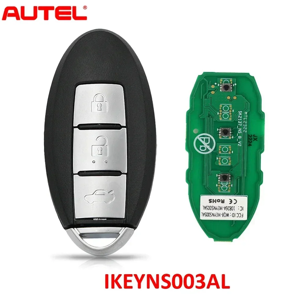 AUTEL Smart Key NS003AL NS004AL NS005AL for Nissan Used with MaxiIM KM100 KM100E IM508 IM608 PRO MAXIIM IKEY Premium Style