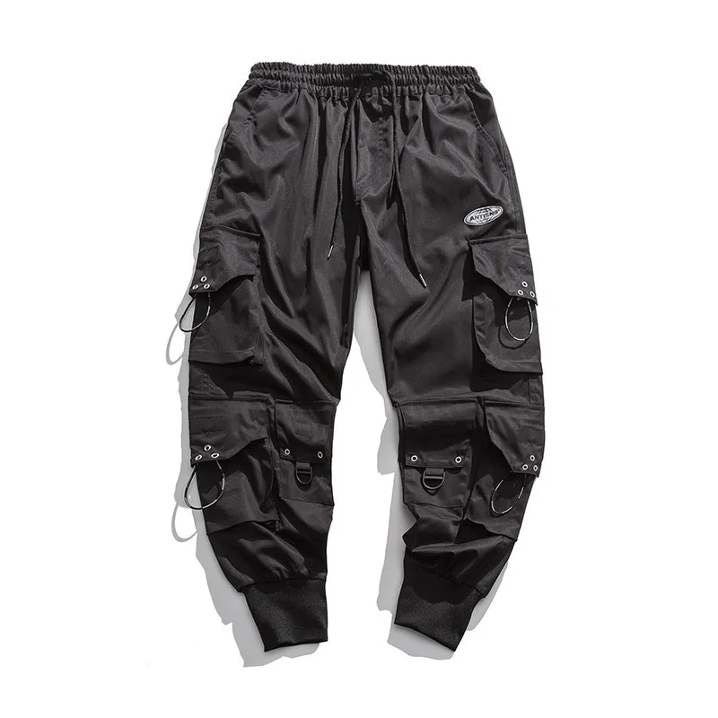 Japanese Fashion Streetwear Cargo Pants Men Harajuku Joggers Outwear Hip Hop Punk Sport Clothes Sweatpants Tactical Military