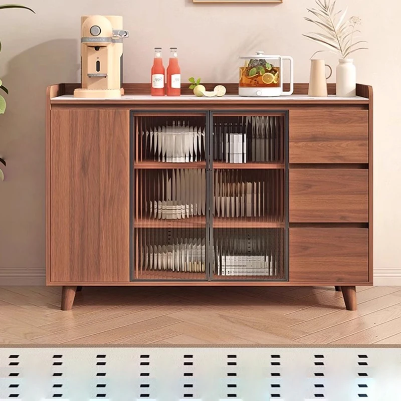 American Vintage Living Room Cabinets Wooden Elegant Classic Spacious Living Room Cabinets Premium Textured Meuble Furniture