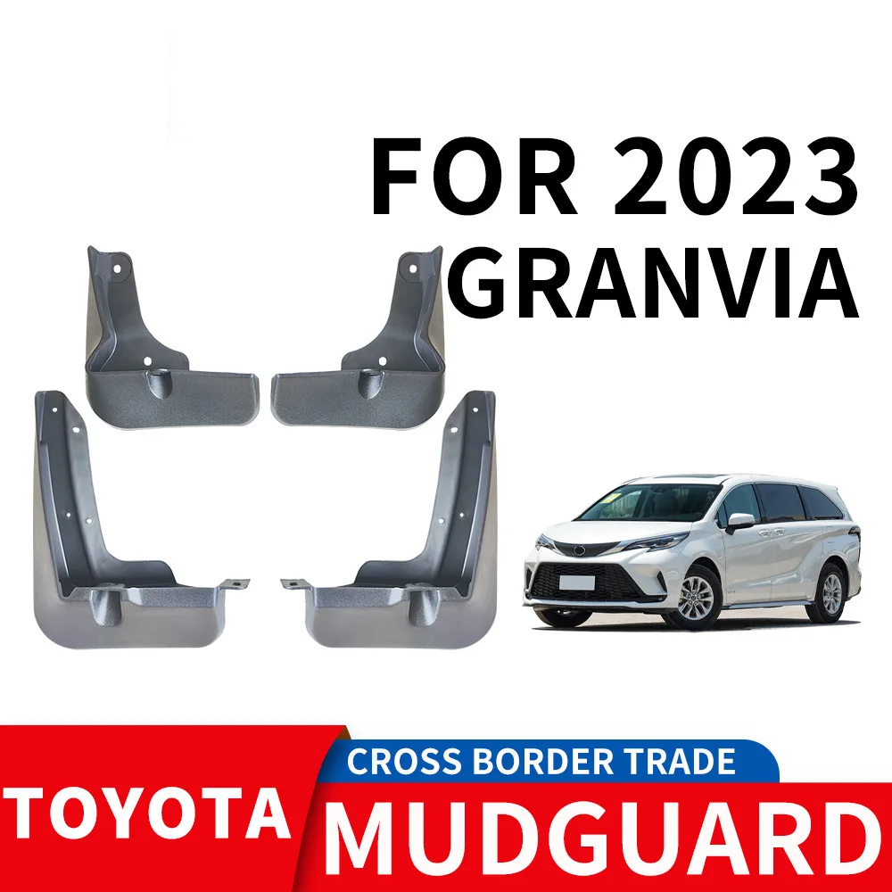 

For 2023 TOYOTA GRANVIA Car tire mudguard,mudguard Mudflaps Front Rear Flares Splash Guards Cover Car Accessoie