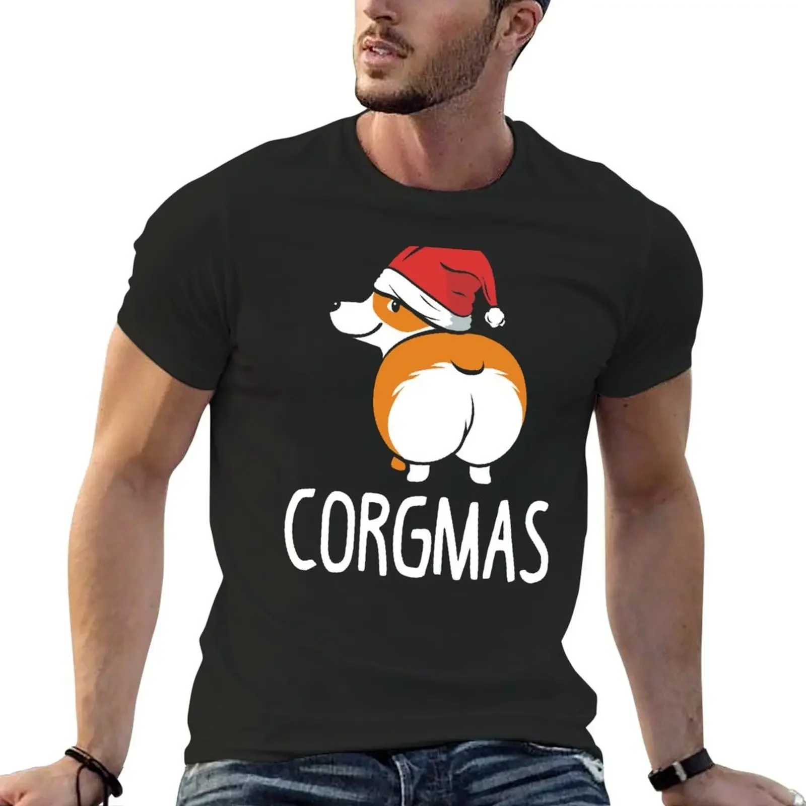 

Merry Corgmas Funny Matching Christmas Sweater. Matching Sweaters For Couples. T-Shirt