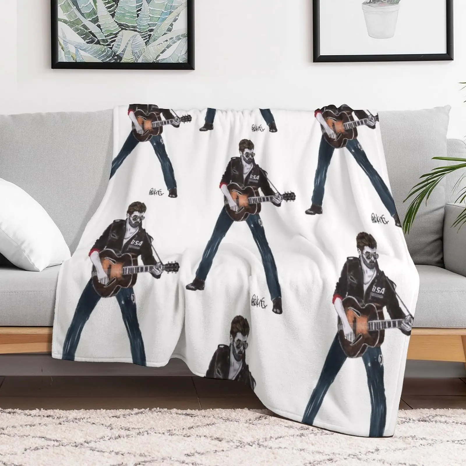 

George Michael Throw Blanket Decorative Beds For Baby Blankets