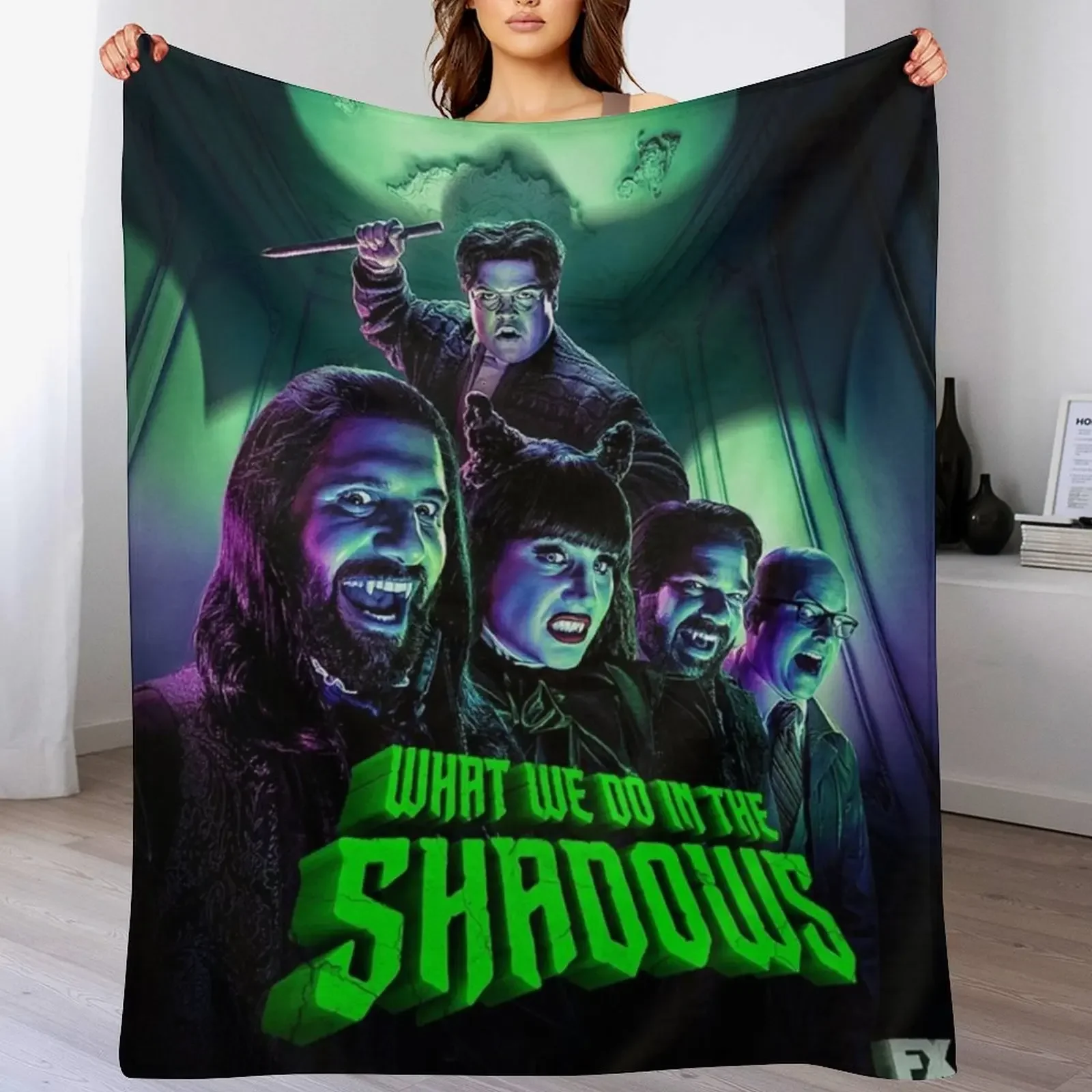 The Staten Island Gang Throw Blanket Summer Beddings Large halloween funny gift Blankets