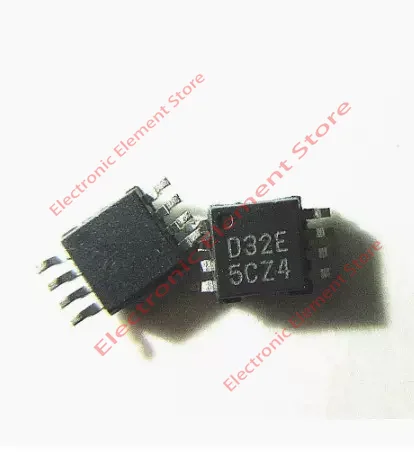 2PCS DAC8532IDGKR Digital to Analog Converter MSOP8 D32E