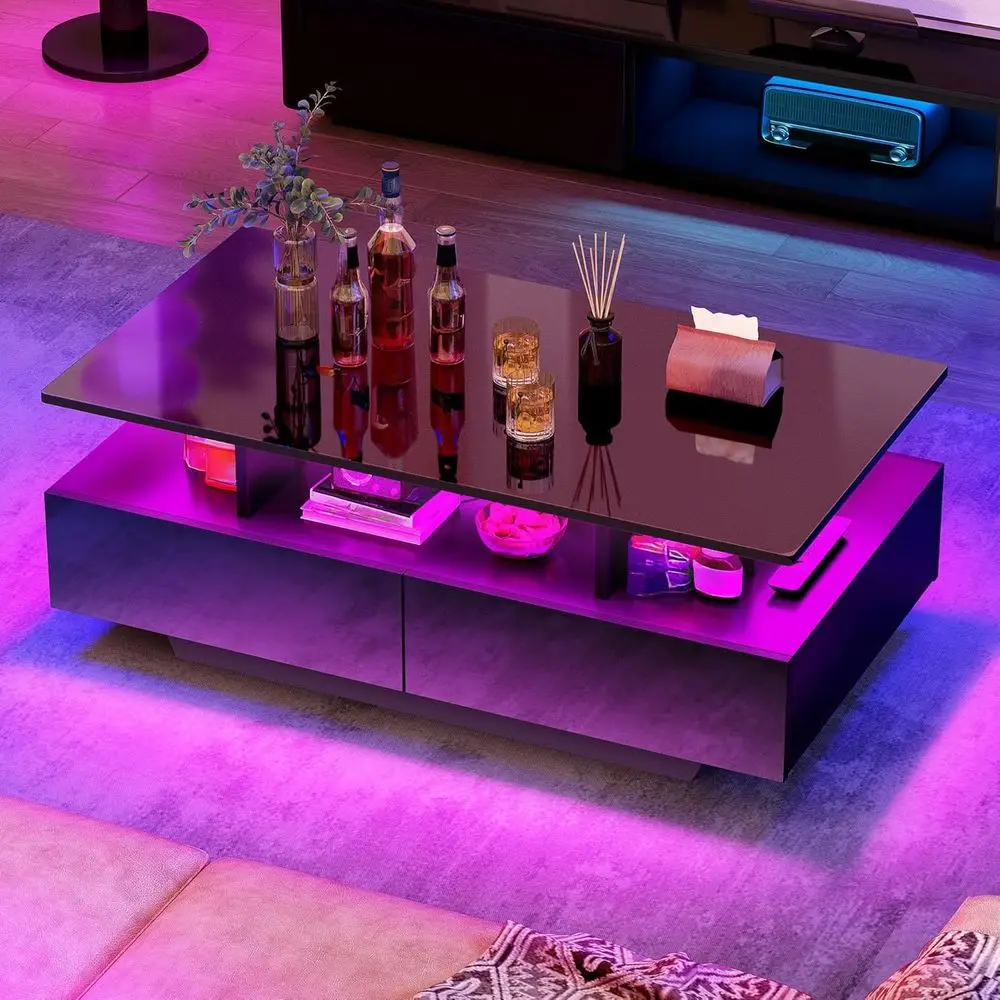 Led Coee Table With…