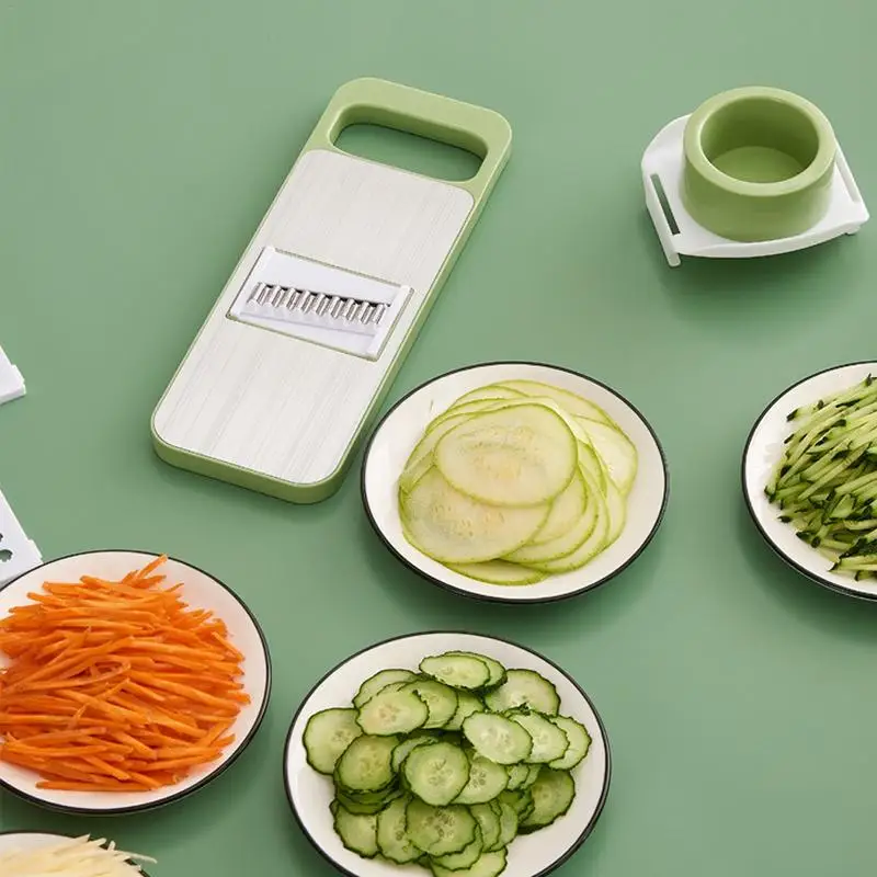 Vegetable Slicer Veggie Chopper And Slicer 5 In 1 Veggie Cutter Food Slicer Veggie Fruit Cheese Vegetables Grater For Cheese