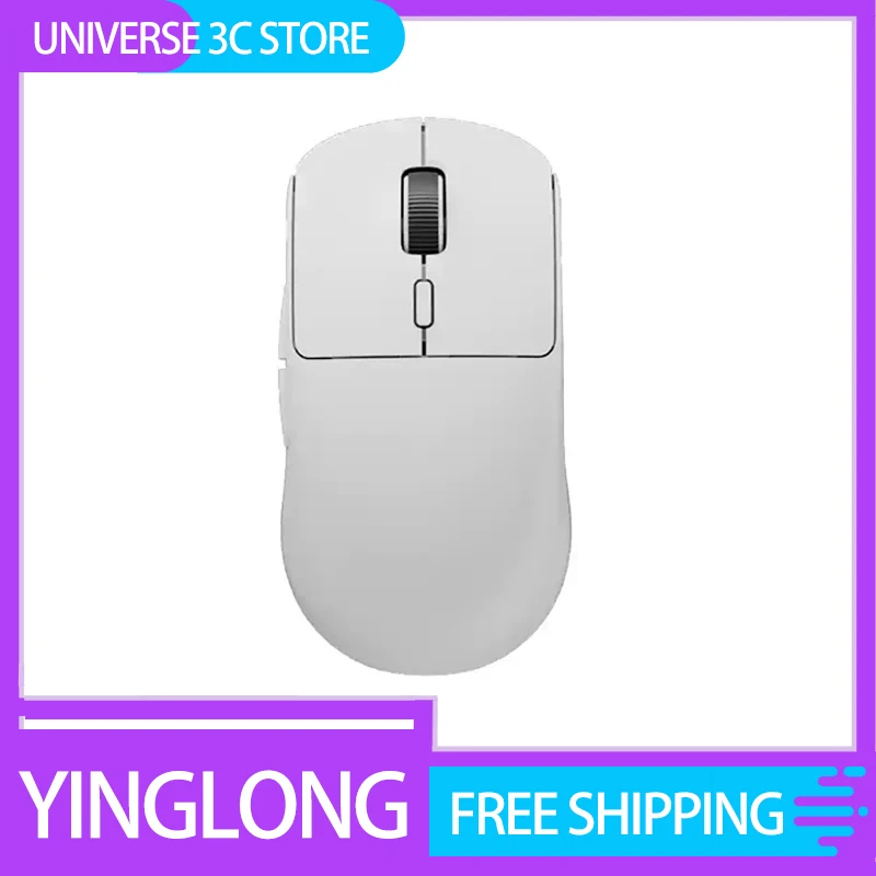 

Skn Yinglong Gaming Mouse Ultra-Link Three Mode Mouse Paw3950 8k Polling Rate E-Sports Mouse Lightweight Custom Pc Accessories