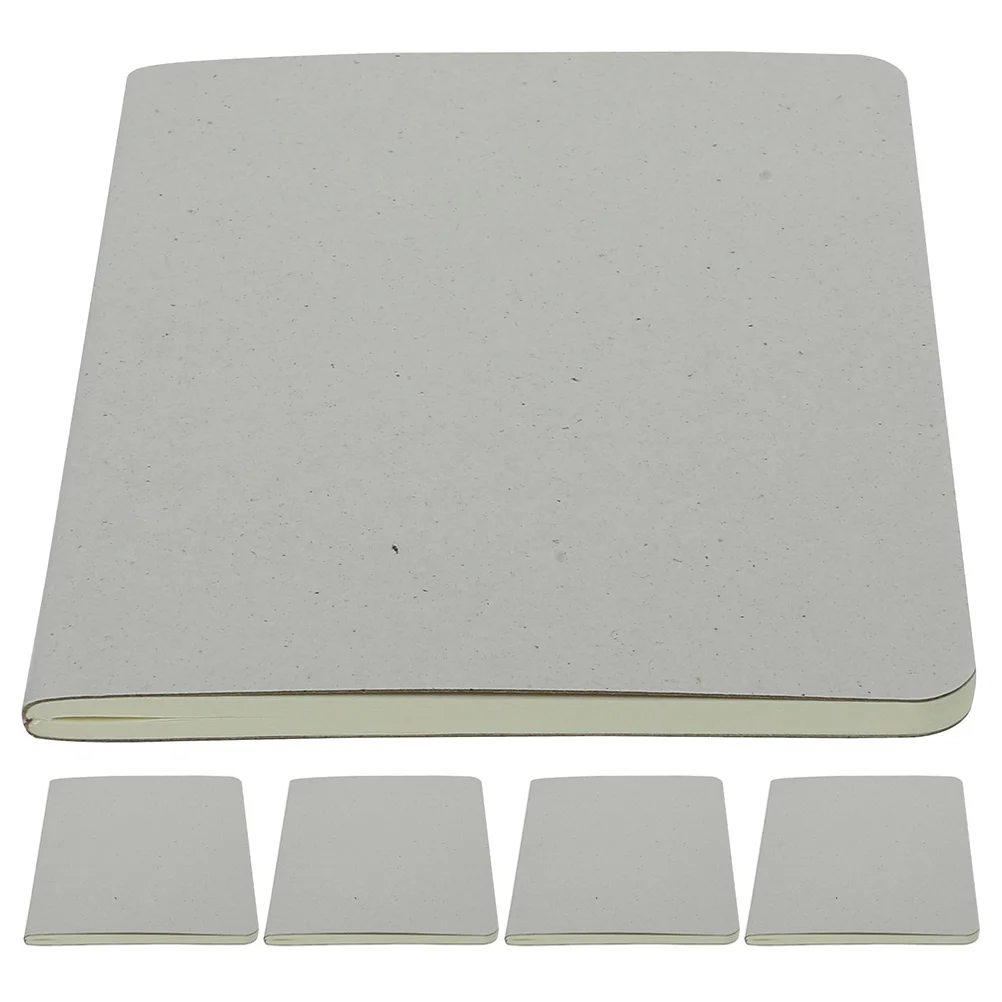 

5 Pcs Blank Notepad Painting Supplies Drawing Books Sketch Paper Notebook Students