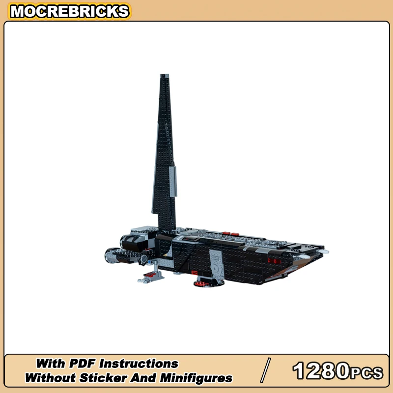 Film Space War MOC Star Battleship Dark Stinger Mantis Bouwstenen Stapelen DIY Bricks Ruimteschip Speelgoed Desktop Display Gift