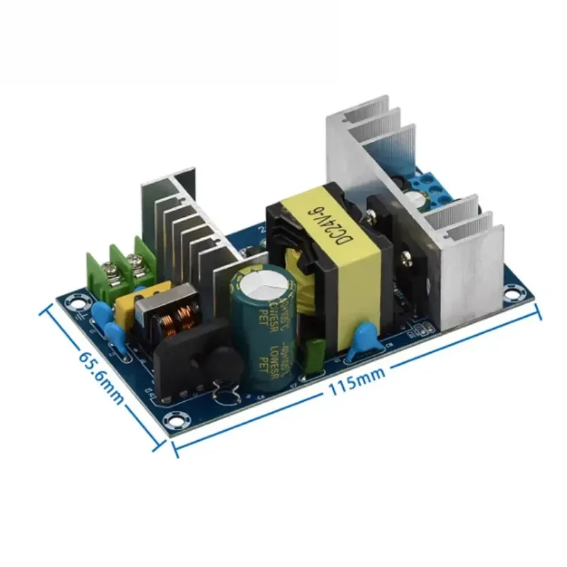 150W 24V 6A High-Power Power Supply Module (Bare Board) – AC-DC Switching Power Supply Board, 110V/220V to 24V 6A