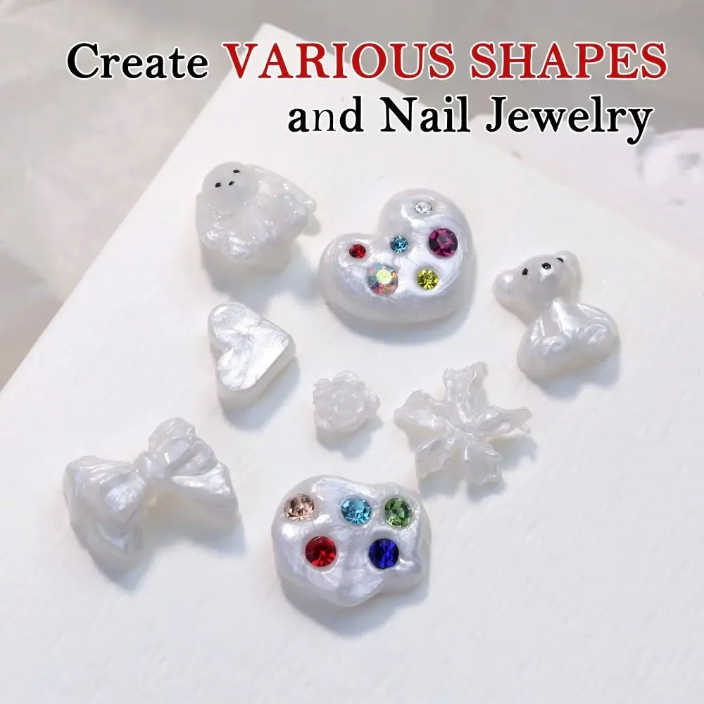 Nuovo smalto per unghie gel per nail art fai da te 5 ml antiaderente 3D modellante per nail art gel duro glitter per unghie a lunga durata