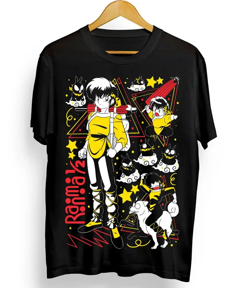 Ranma 1/2 T-Shirt Shampoo Rumiko Takahashi Manga Anime T-shirt Graphic Tee