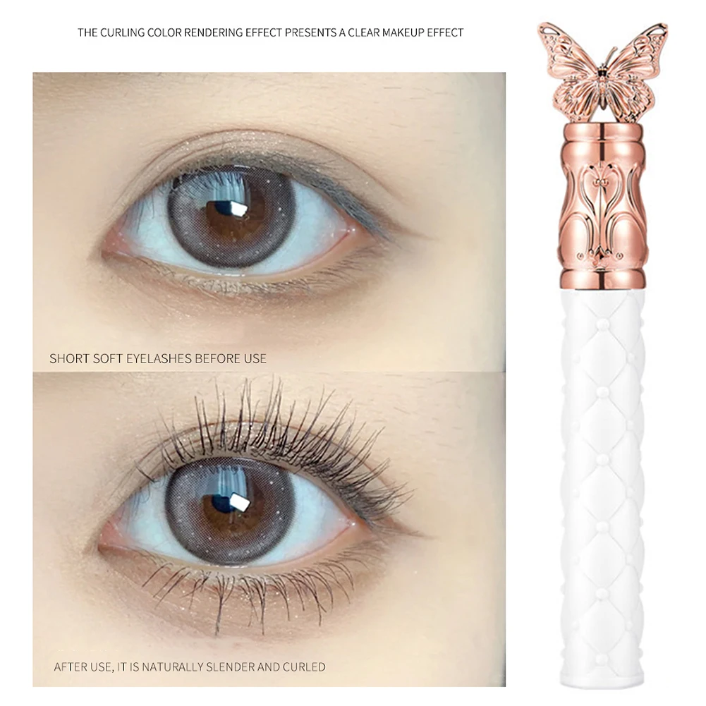 1/2/3pcs Waterproof Mascara Long Lasting Non-Smudged Sweat-Resistant Natural Thick Curl Lengthening Lashes Beauty Makeup