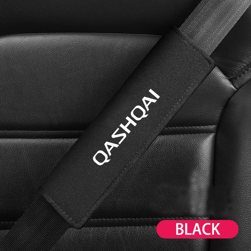 1PC Imitation Deer Leather Car Seat Belt Cover Adult Child Shoulder Protector Padding For Qashqai J10 J11 Auto Interior