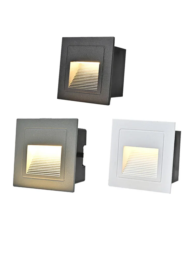 

led wall lamp 5W IP65 LED Stair Light Step Light Recessed buried lamp indoor/ outdoor Waterproof Staircase Step lights AC85-265V