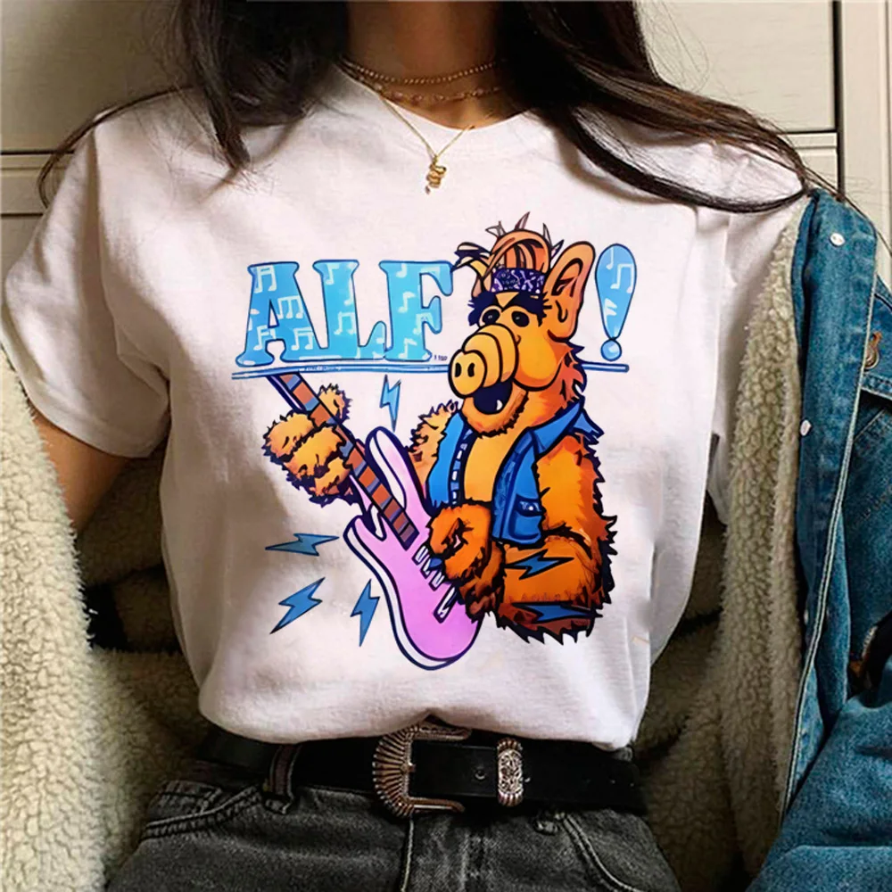 Alf tshirt women funny t shirt girl 2000s clothes