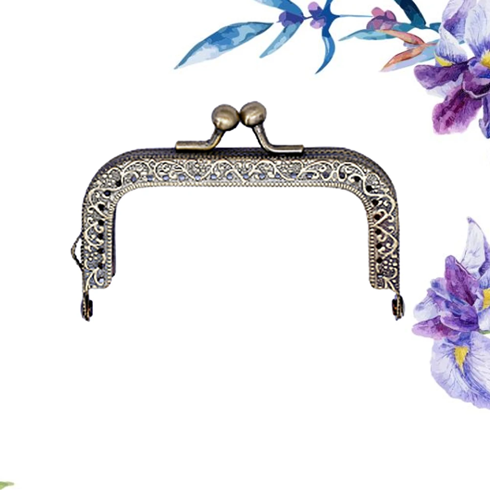 8 5cm Mouth Gold Vintage Frames Purse Making Accessories Lock Coin Purses Small Pouch Metal High Quality Rust