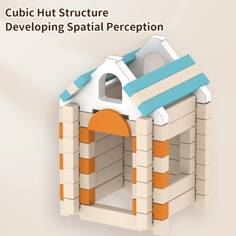 DIY Building Blocks Model Toy Mini House Children Educational Toy Parent-child Interaction Creative Toy Cultivate Creativity Toy