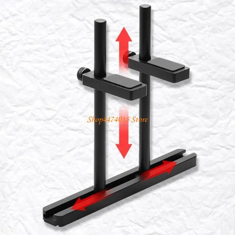 K1AA DIY Hoogte Verstelbare grafische kaart Mount Geanodiseerde aluminiumlegering beugel