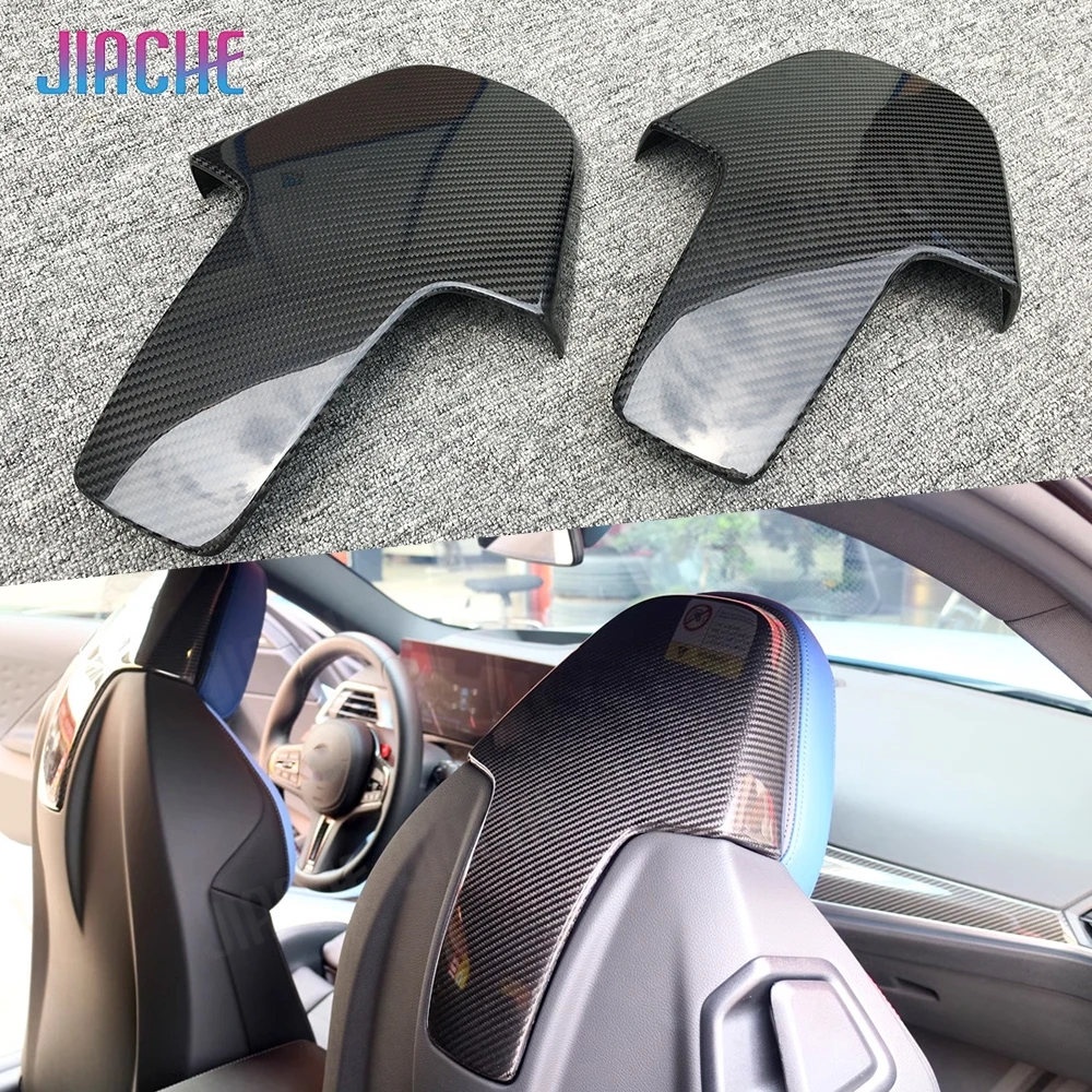 

Чехлы на спинку салона автомобиля из сухого углерода для BMW G80 M3 F91 F92 F93 M8 F97 X3M F98 X4M 2020+ FRP Неокрашенные автомобильные обвесы