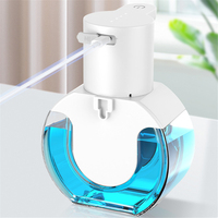 4 Gears Automatic Foam Dispenser Touchless Hand Sanitizer Washer Recharge Infrared Sensor Soap Dispenser Wall Mounted Bathroom