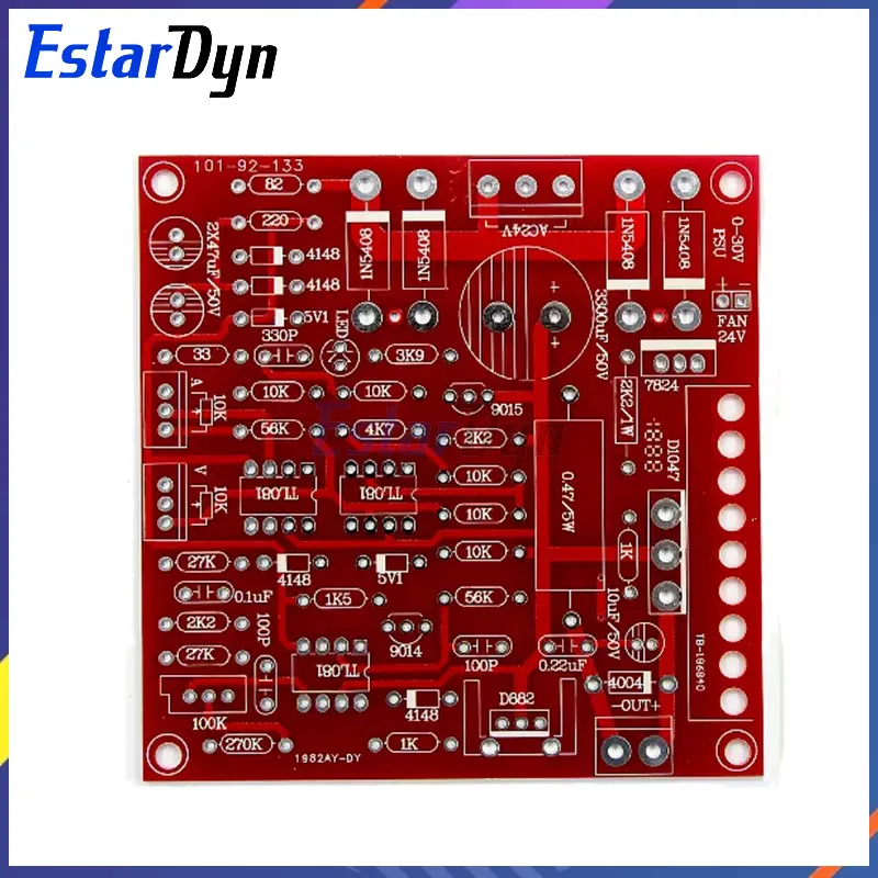 0-30V 調整可能な DC 安定化電源、2mA-3A、実験室用電源、短絡電流制限保護、DIY キット